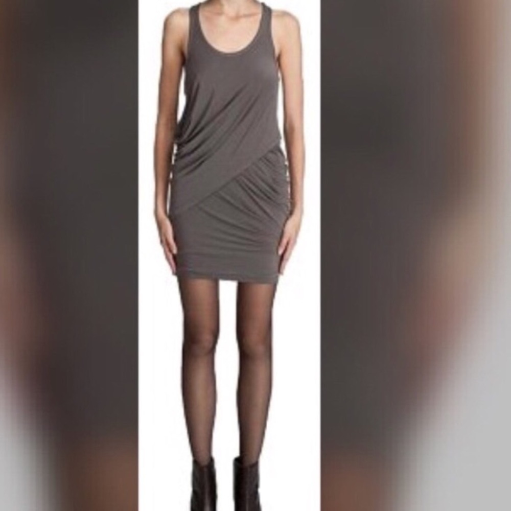Rag & Bone grey drape dress 2
